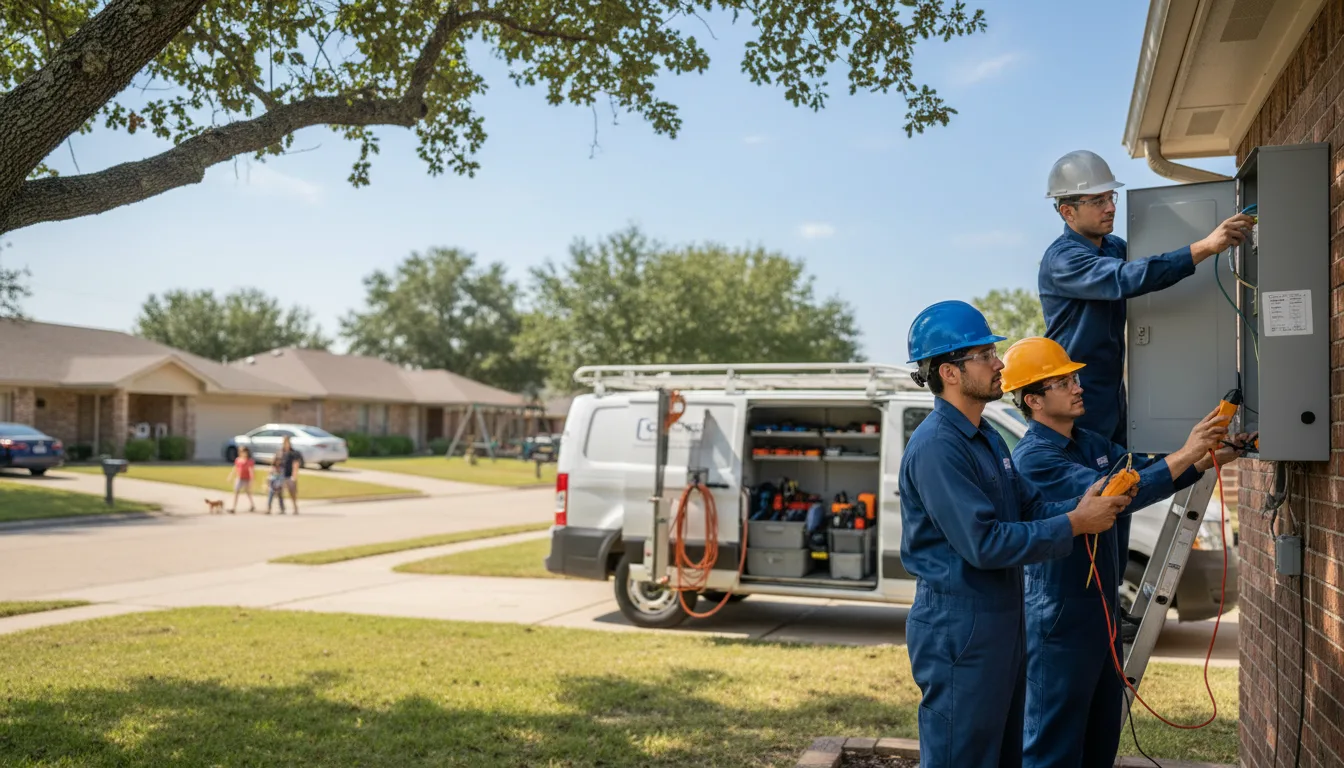 Certified electrician providing emergency electrical services in Trumann, AR